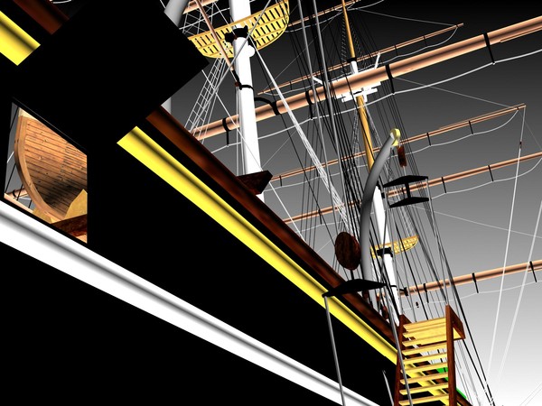 3d clipper cutty sark - CUTTY SARK CLIPPER by ar3ding